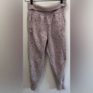 Hippie Rose Women’s Taupe Patterned Joggers